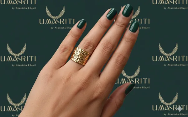 Gold_Hammered_Ring_For_Women
